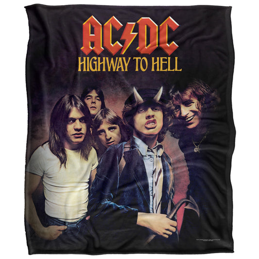AD/DC Highway to Hell 50x60 Blanket