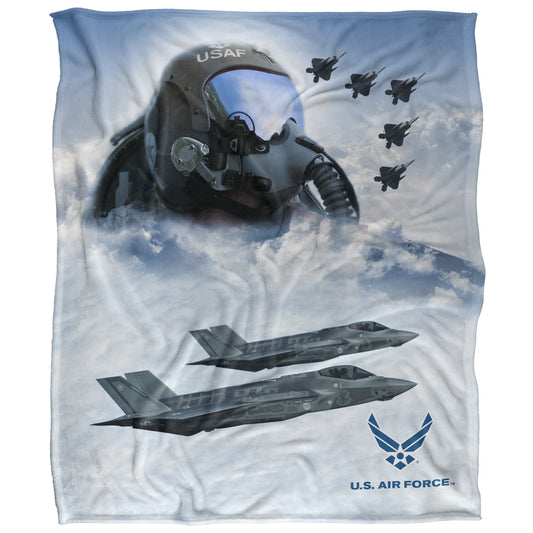Air Force Pilot 50x60 Blanket