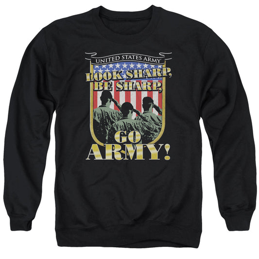 Go Army Adult Crewneck Sweatshirt Black