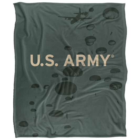 Army Parachutes 50x60 Blanket