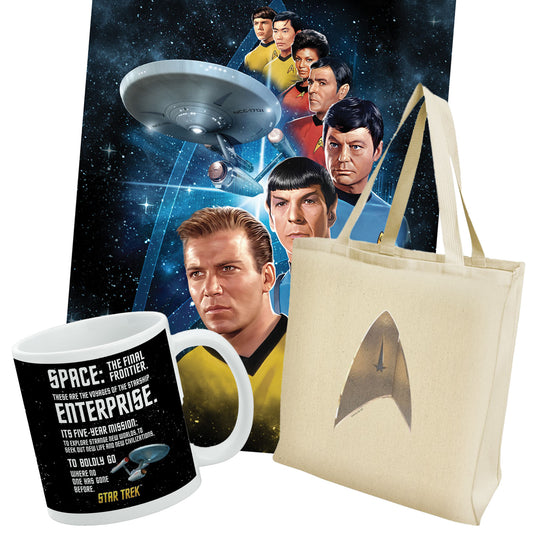 Star Trek Holiday Gift Bundle | Coffee Mug + Puzzle + Tote Bag