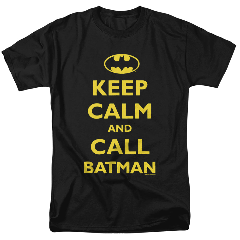 Keep Calm and Call Batman Adult Unisex T Shirt