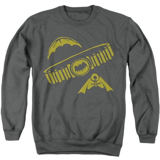 Batman Utility Belt Crewneck Sweatshirt Charcoal