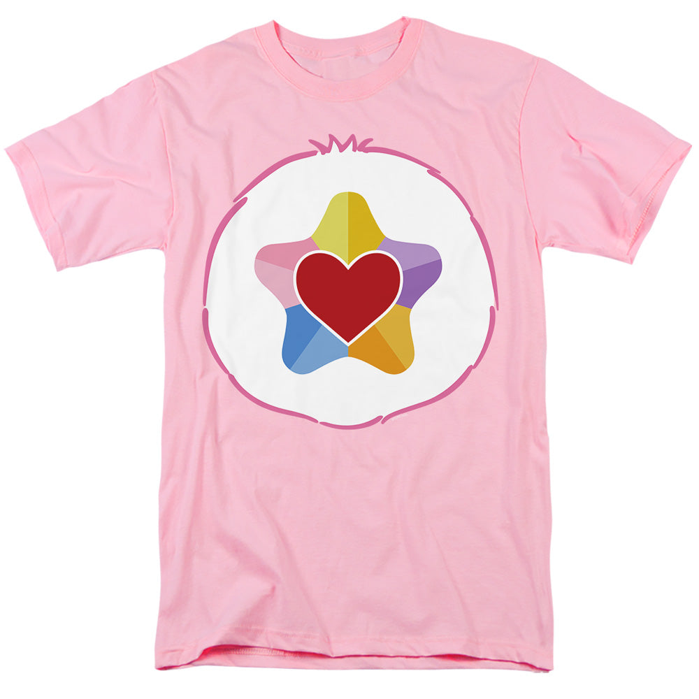 Care Bears True Heart Bear Belly Adult Unisex T Shirt Pink