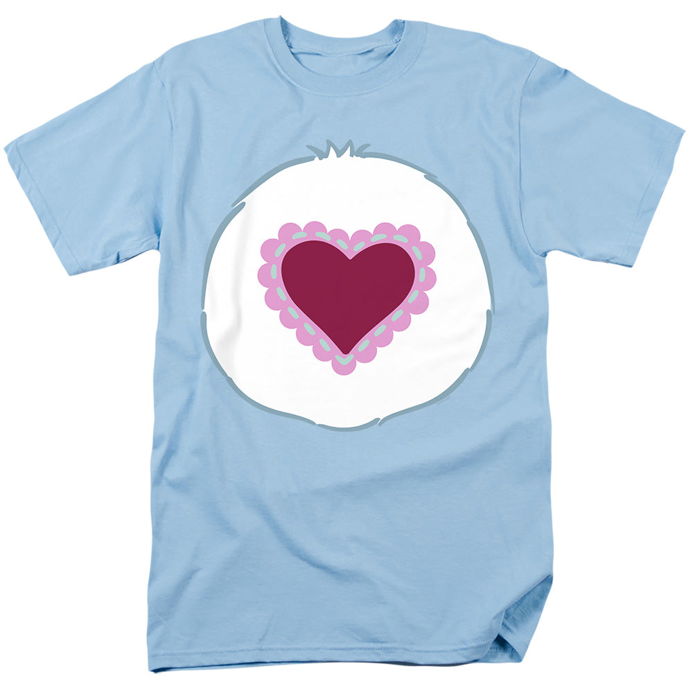 Care Bears Gentle Heart Lamb Belly Adult Unisex T Shirt Baby Blue