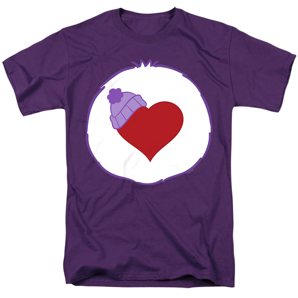 Care Bears Cozy Heart Penguin Belly Adult Unisex T Shirt Purple