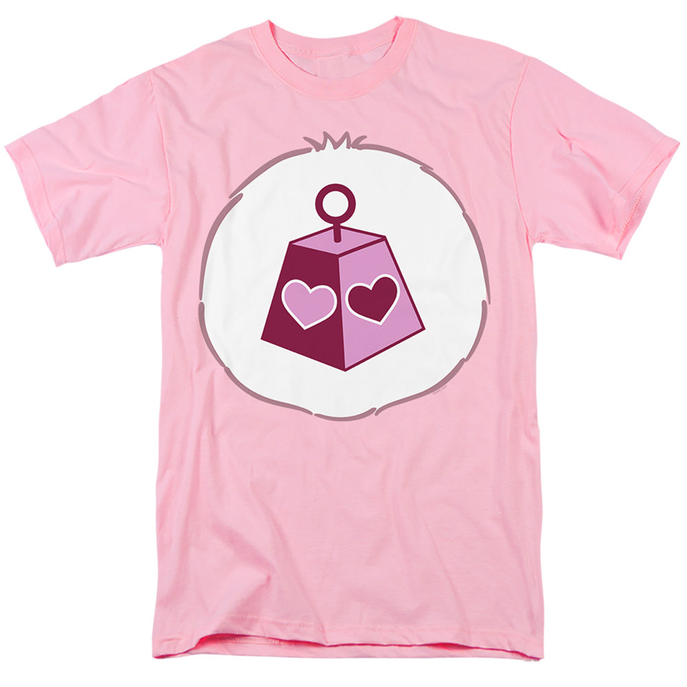 Care Bears Lotsa Heart Elephant Belly Adult Unisex T Shirt Pink