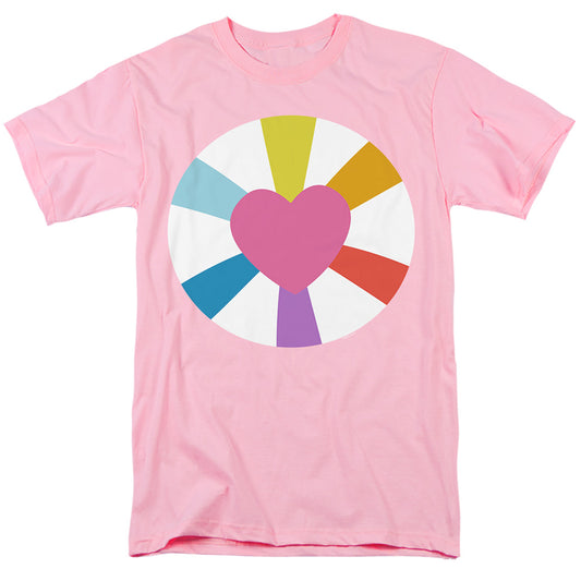 Care Bears: Unlock the Magic Hopeful Heart Bear Belly Adult Unisex T Shirt Pink