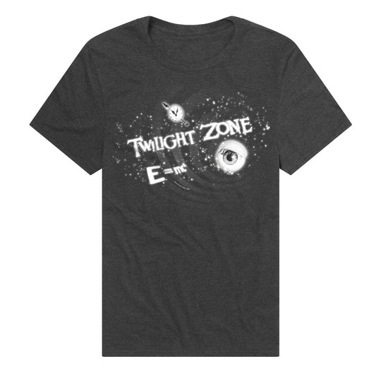 Twilight Zone Another Dimension Adult Unisex T Shirt Charcoal