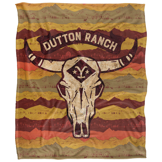 Skull Mountain Pattern 50x60 Blanket