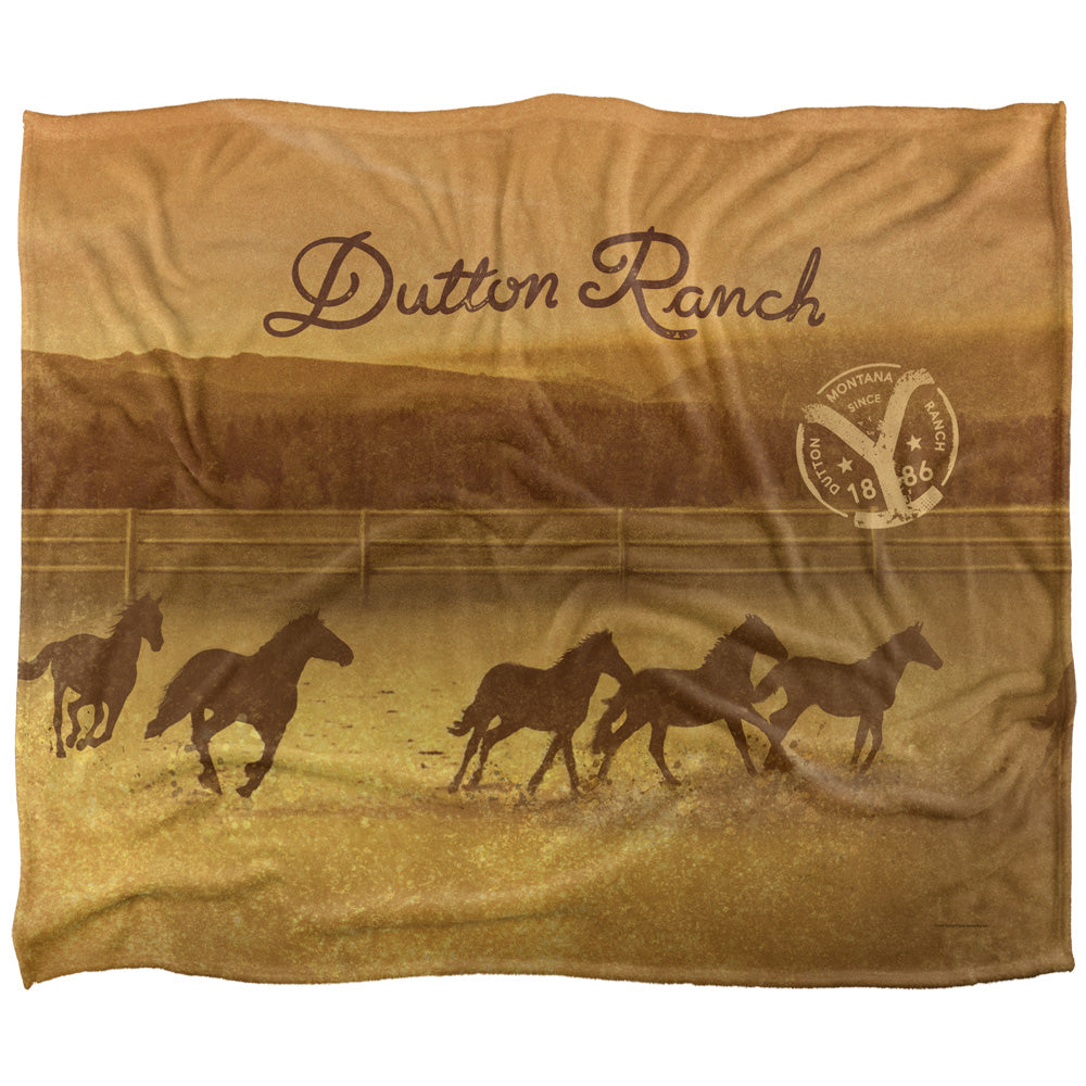 Dutton Ranch Ride 50x60 Blanket