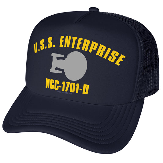 Star Trek Enterprise Ncc-1701-D Trucker Hat