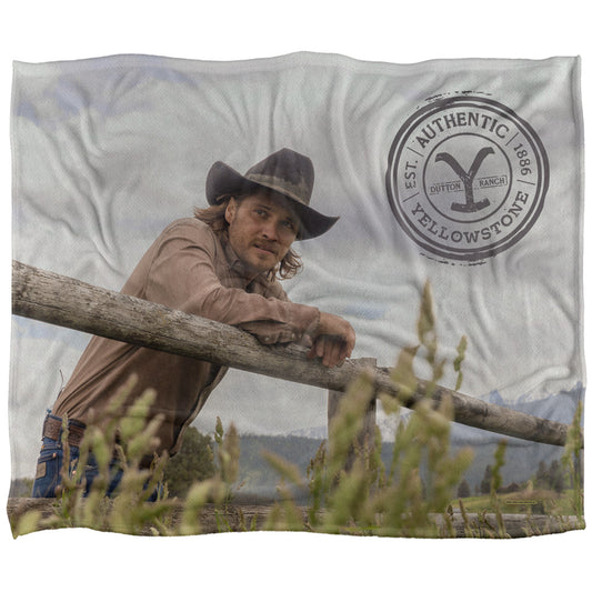 Kayce  on the Fence 50x60 Blanket