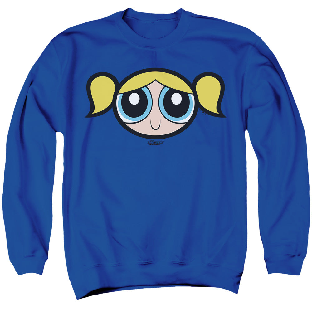 The Powerpuff Girls Bubbles Face Adult Unisex T Shirt Royal Blue