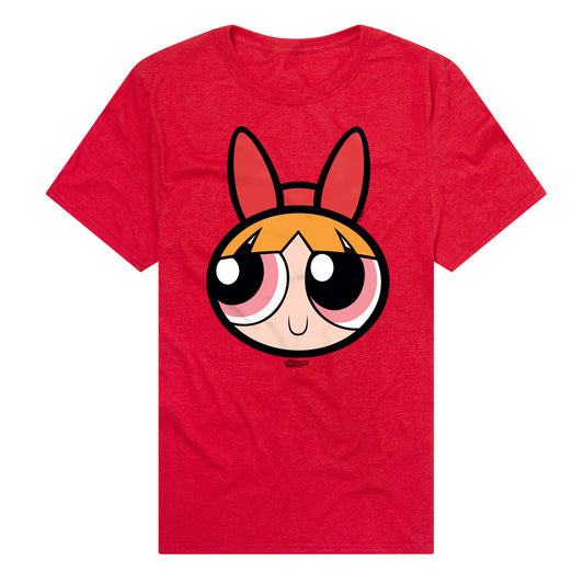 The Powerpuff Girls Blossom Face Adult Unisex T Shirt Red