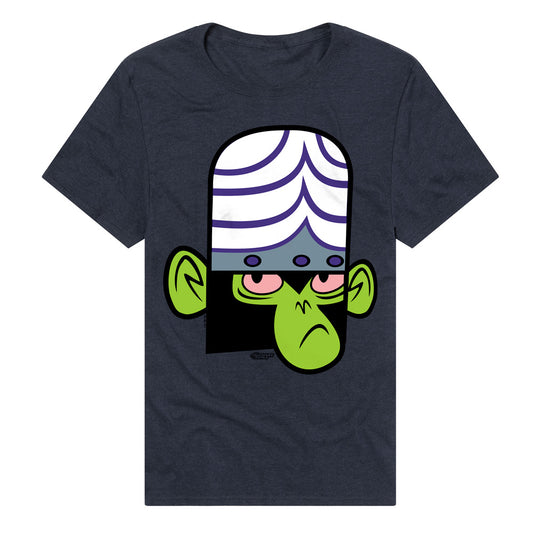 The Powerpuff Girls Mojo Jojo Face Adult Unisex T Shirt Navy