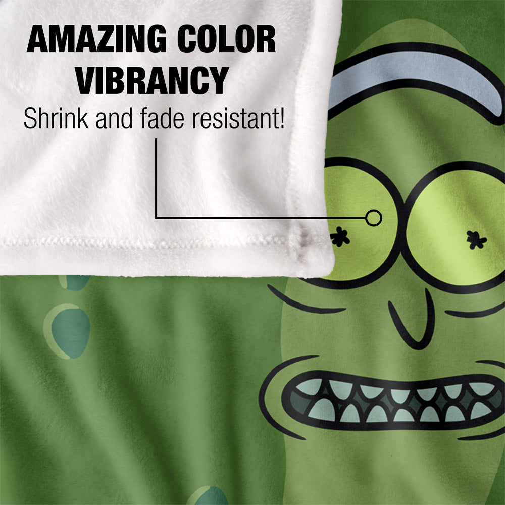 Pickle Rick 50x60 Blanket