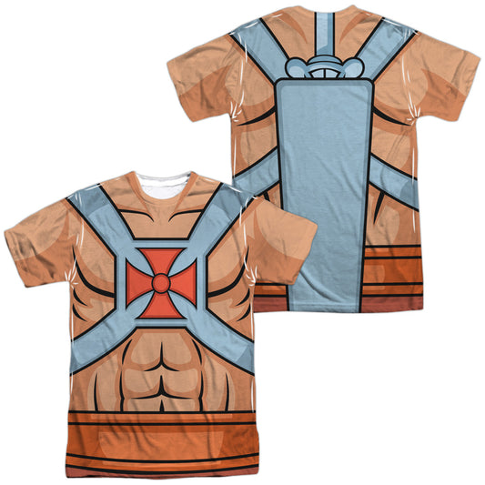 He-Man Masters of The Universe Uniform Double-Sided Sublimated Costume Adult T Shirt