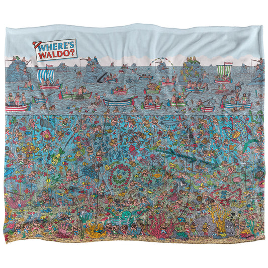 Where's Waldo 50x60 Blanket