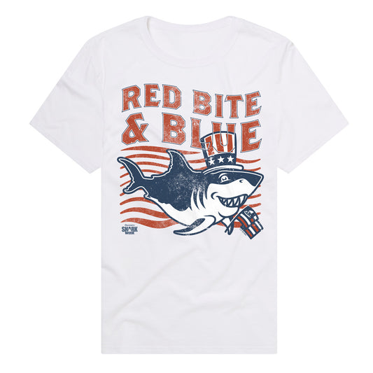 President Shark Adult Unisex T Shirt White