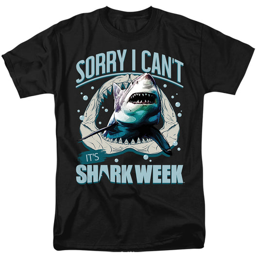 Sorry I Can't Shark Week Adult Unisex T Shirt White