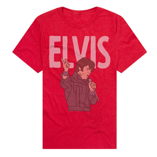 68 Special Elvis Adult Unisex T Shirt Red