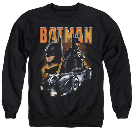 Batmobile and Batman