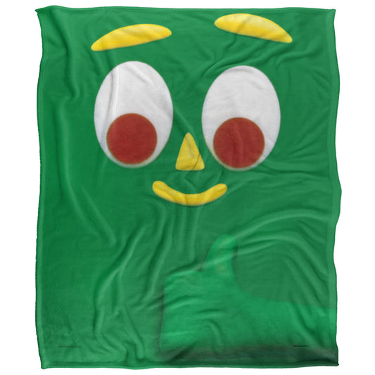 Gumby Face 50x60 Blanket