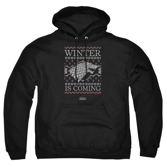 Game of Thrones Winter Is Coming Adult Hoodie and Crewneck Sweatshirt Black