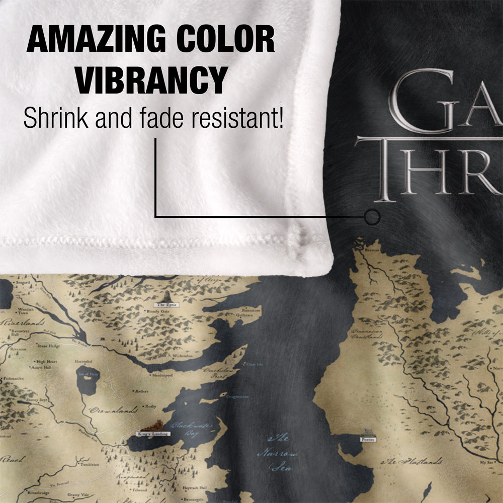 Westeros Map 50x60 Blanket