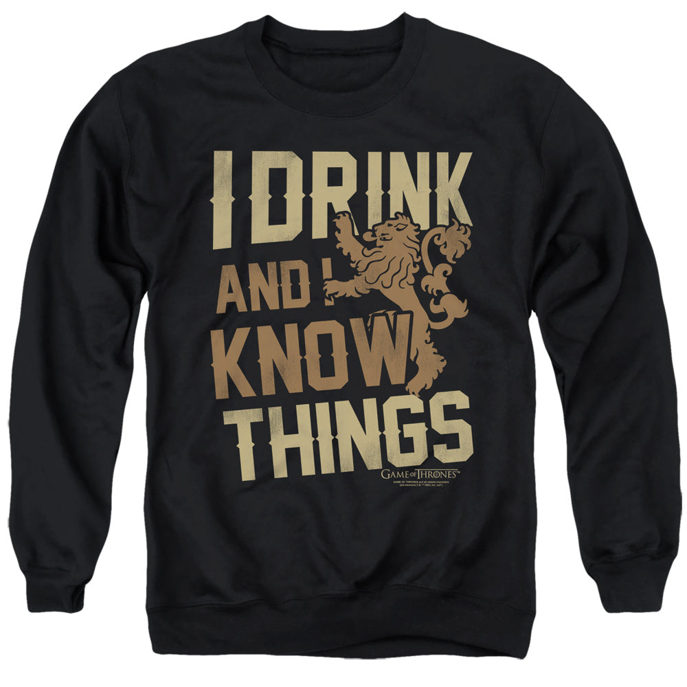 Game of Thrones Know Things Adult Unisex T Shirt