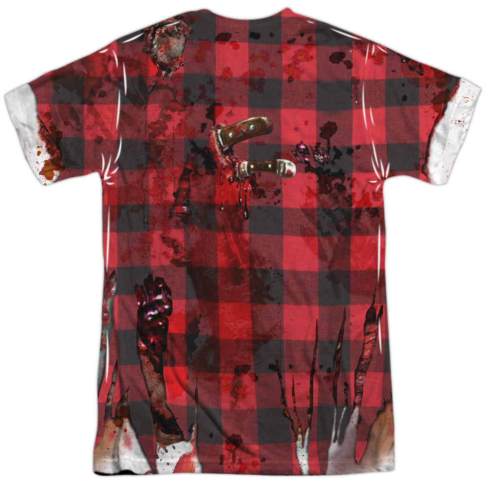 Hipster Zombie Double-Sided Sublimated Costume Adult T Shirt