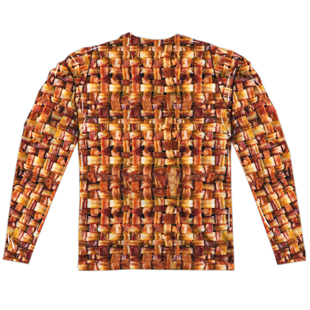 Breakfast Suit Funny Long Sleeve Double-Sided Sublimated Costume Adult T Shirt