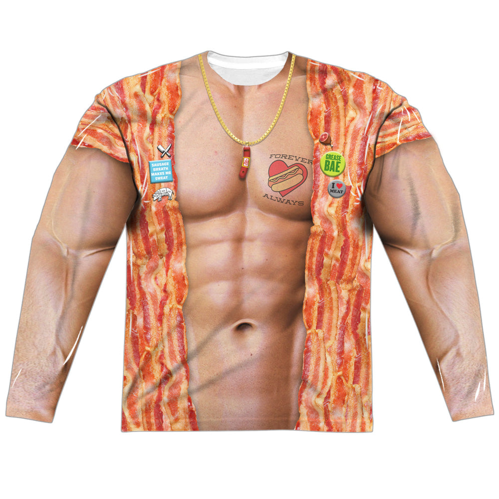 Pork Daddy Long Sleeve Double-Sided Sublimated Costume Adult T Shirt