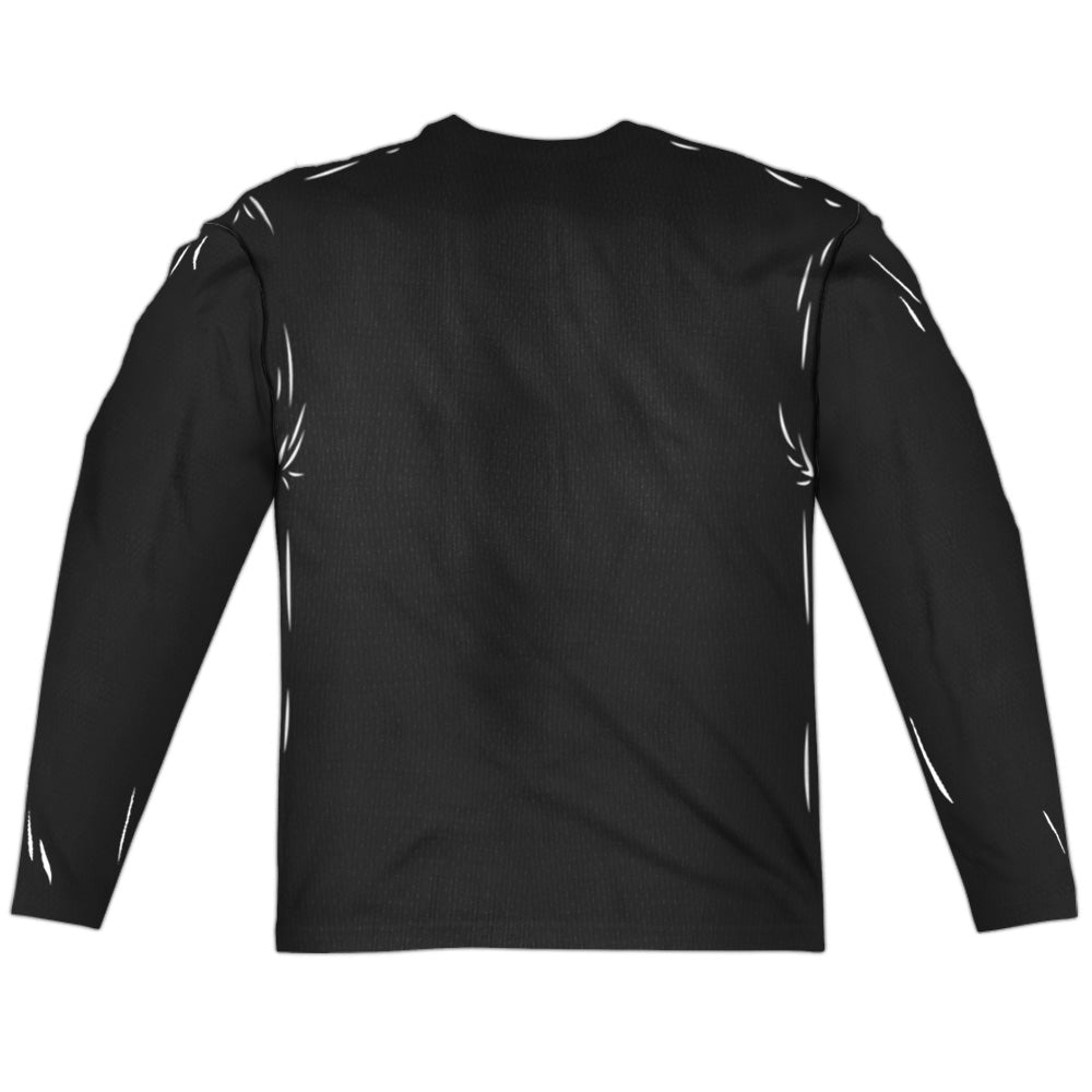 Tuxedo Long Sleeve Double-Sided Sublimated Costume Adult T Shirt