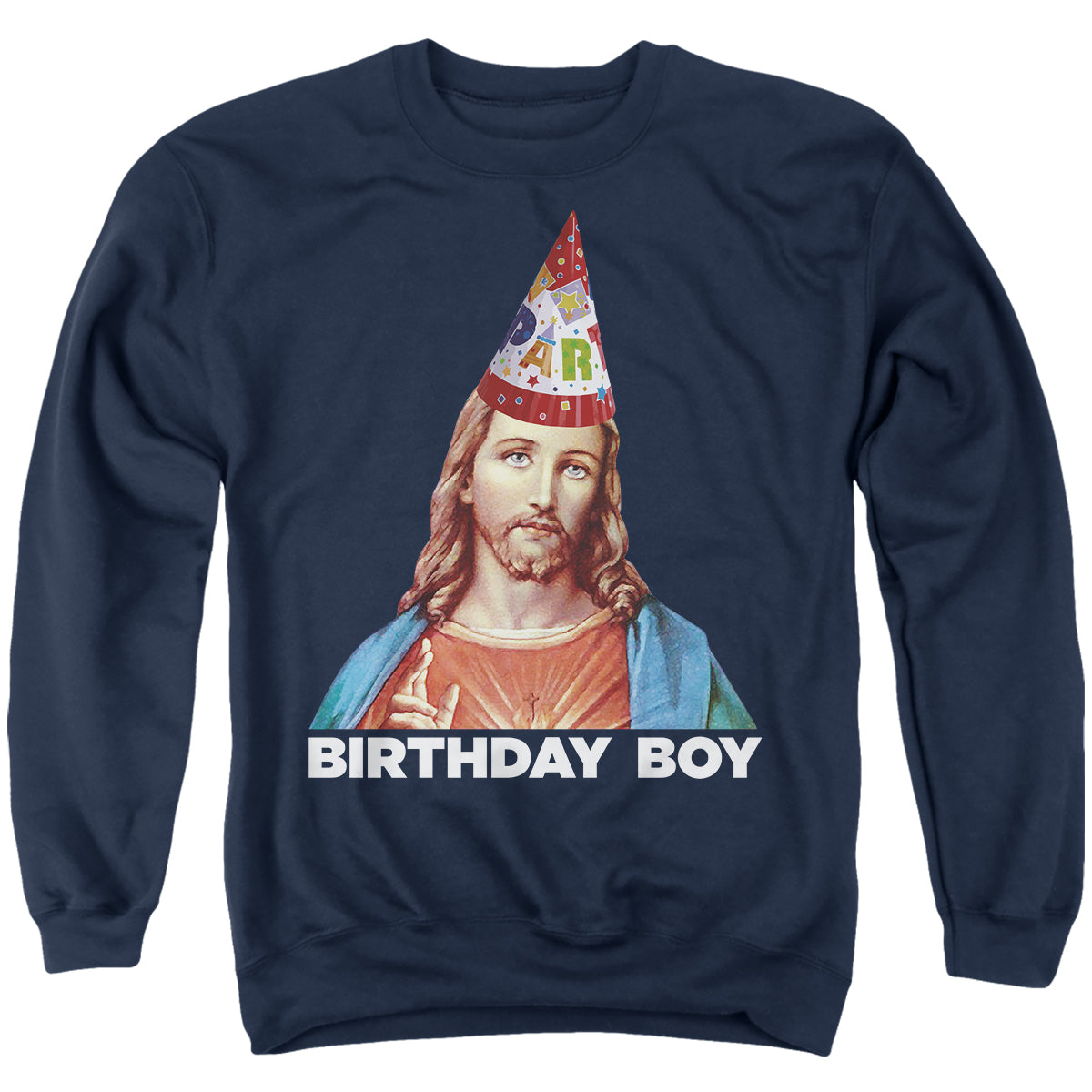 Jesus Birthday Boy Navy