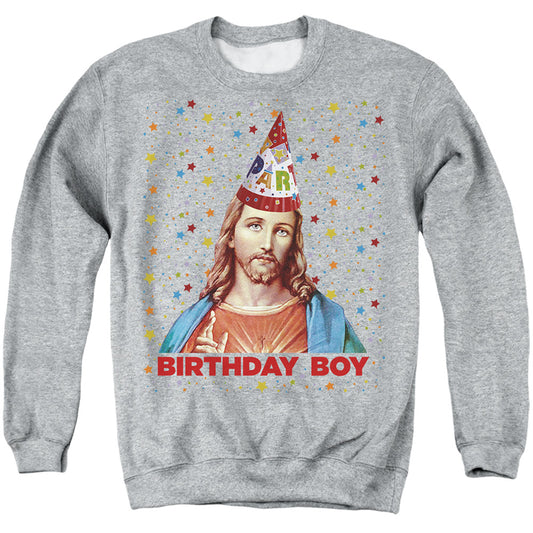 Jesus Birthday Boy CONFETTI STARS Edition Crewneck Sweatshirt