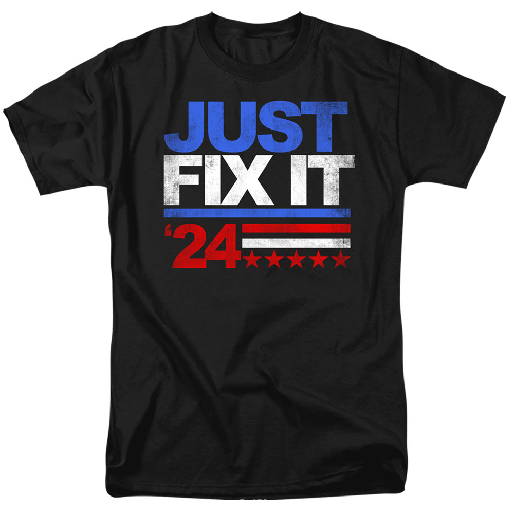 Just Fix It Adult Unisex T Shirt Black