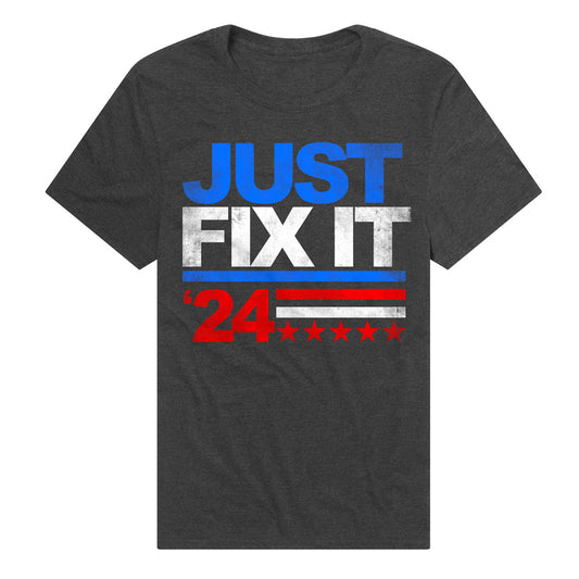 Just Fix It Adult Unisex T Shirt Black