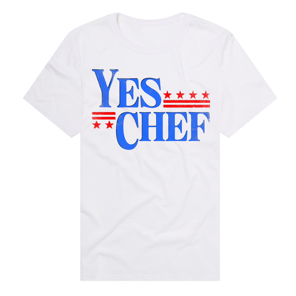 Yes Chef! Adult Unisex T Shirt White