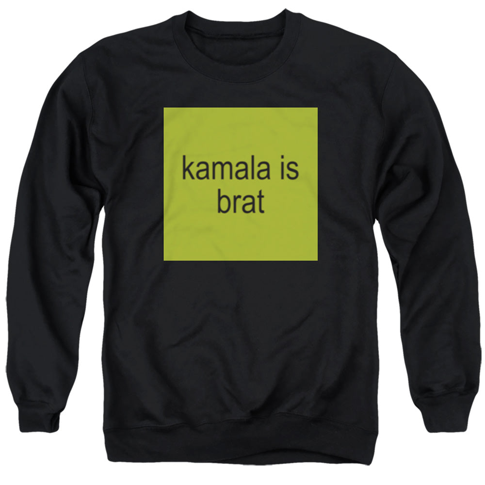 Kamala Harris Brat Summer Adult T Shirt and Crewneck Black