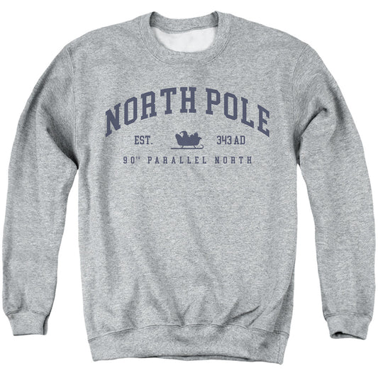 North Pole 90th Parallel Adult Sweatshirt Grey