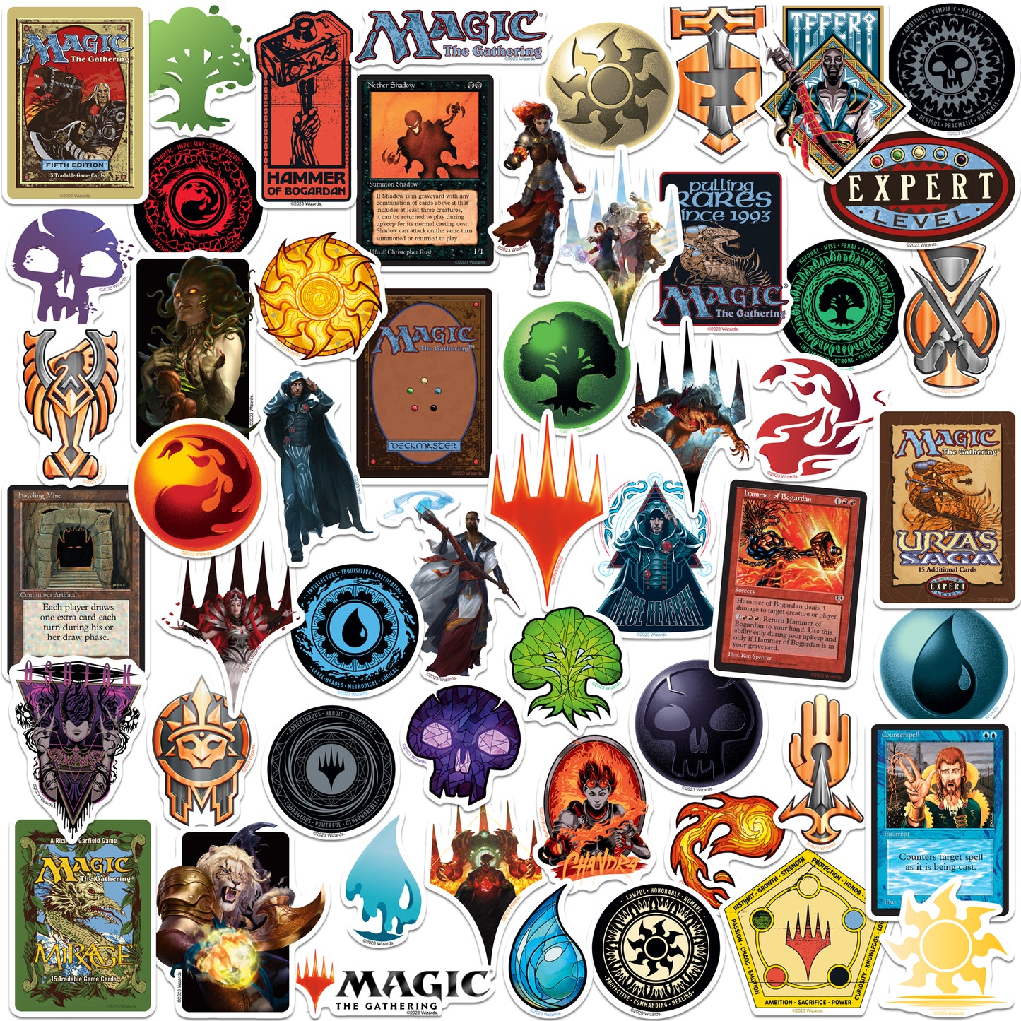 Magic: The Gathering Vinyl Stickers 50-Pack