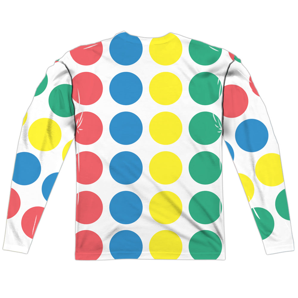 Twister Mat Long Sleeve Double-Sided Sublimated Costume Adult T Shirt