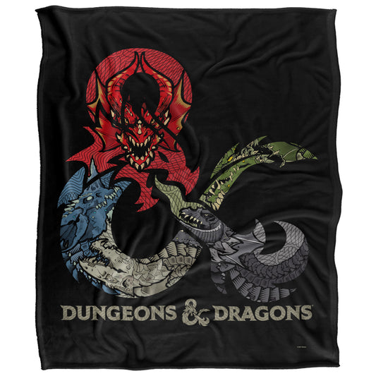 Dragons Logo 50x60 Blanket