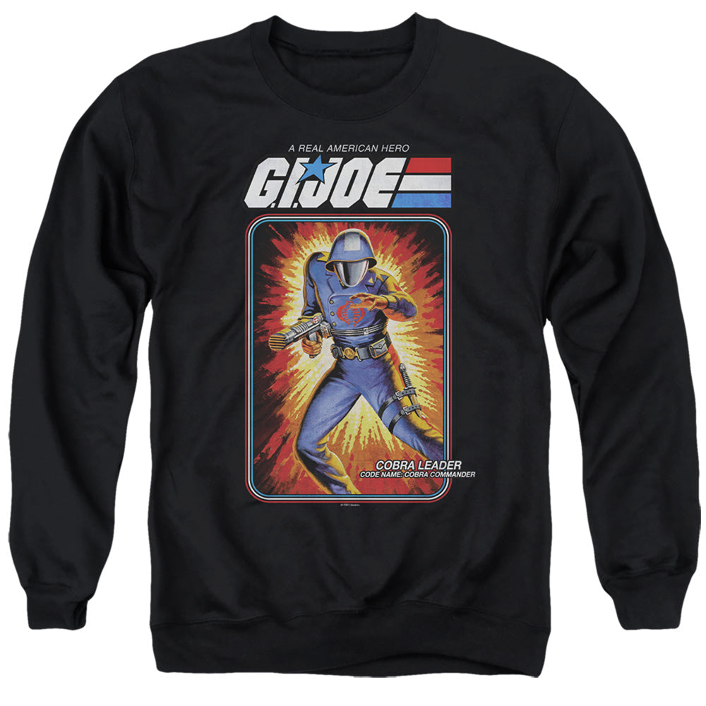 G.I. Joe Cobra Commander Card Adult Unisex T Shirt Charcoal