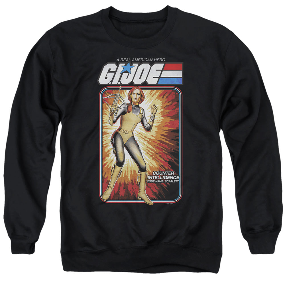 G.I. Joe Scarlett Card Adult Unisex T Shirt Charcoal