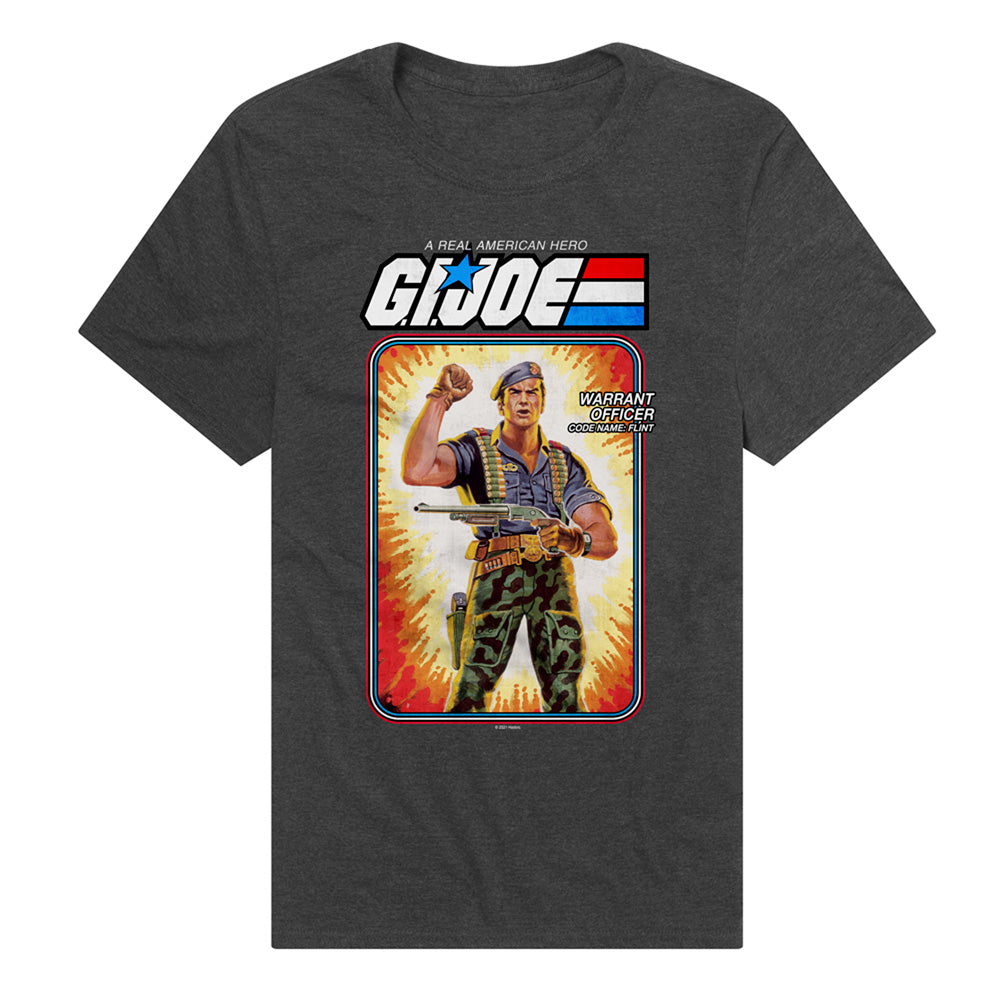 G.I. Joe Flint Card Adult Unisex T Shirt Charcoal