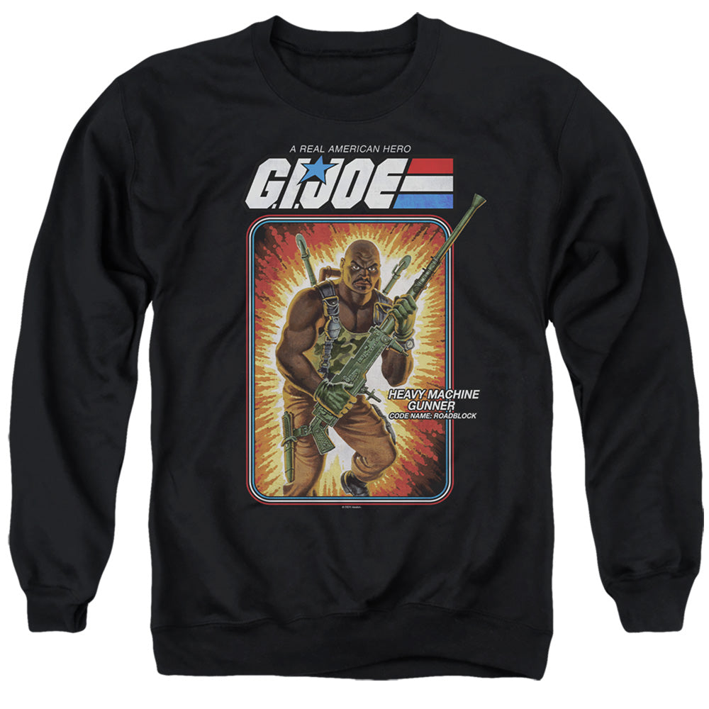 G.I. Joe Roadblock Card Adult Unisex T Shirt Charcoal