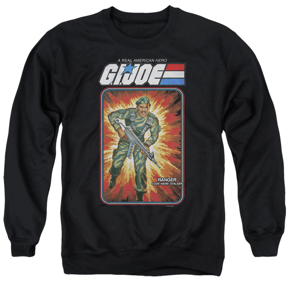 G.I. Joe Stalker Card Adult Unisex T Shirt Charcoal